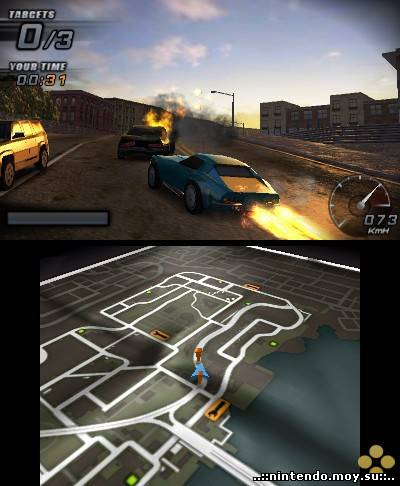 Driver Renegade 3D на Nintendo 3DS: Приключения Джона Таннера
