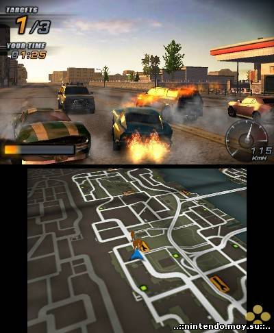 Driver Renegade 3D на Nintendo 3DS: Приключения Джона Таннера