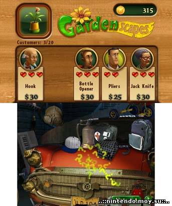 Gardenscapes для Nintendo 3DS - Восстановите сад мечты