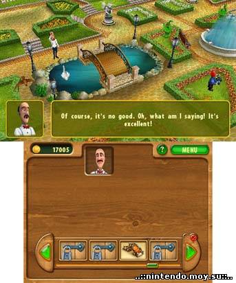 Gardenscapes для Nintendo 3DS - Восстановите сад мечты
