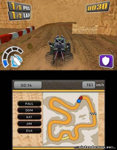Monster 4x4 на Nintendo 3DS: Ревущие Звери на Дороге