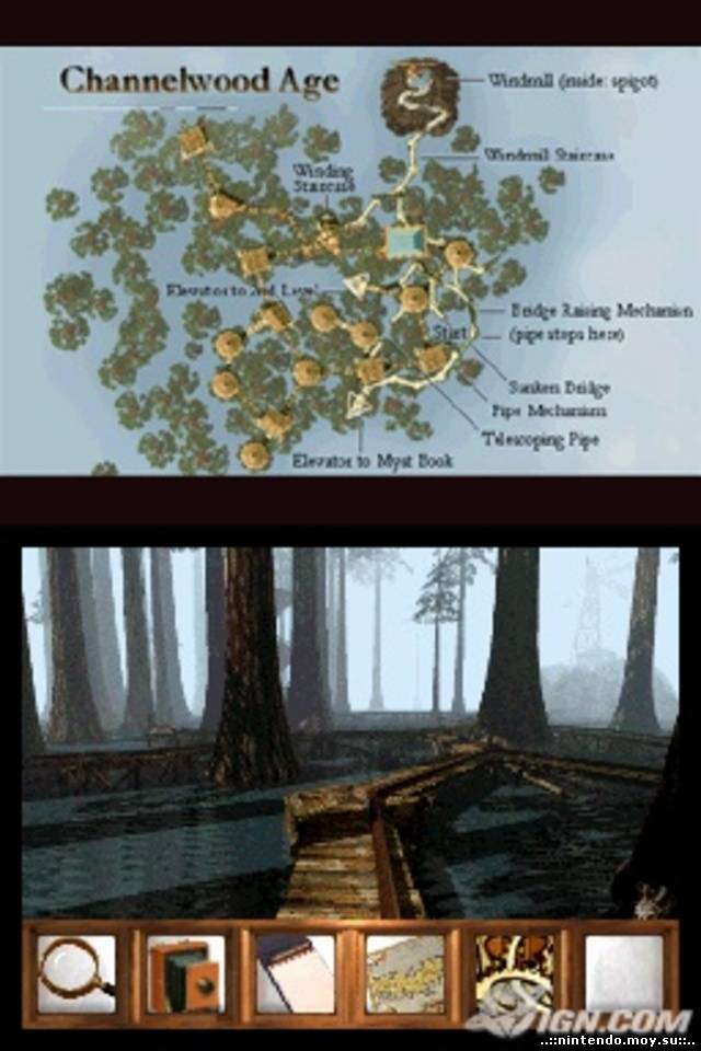 Myst 3D на Nintendo 3DS