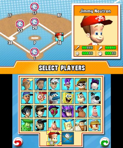 Nicktoons MLB 3D: Бейсбол мечты на Nintendo 3DS!