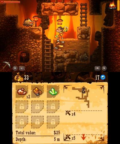 Steamworld Dig (Русская версия) - Приключения и Копание на Nintendo 3DS