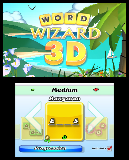 Word Wizard 3D: Освойте Словесные Головоломки на Nintendo 3DS!