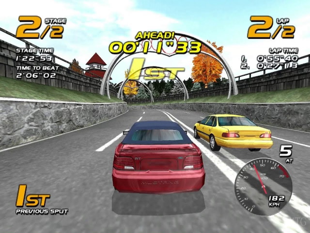 2 in 1: Легендарный гоночный сборник Daytona USA & Vanishing Point на Dreamcast