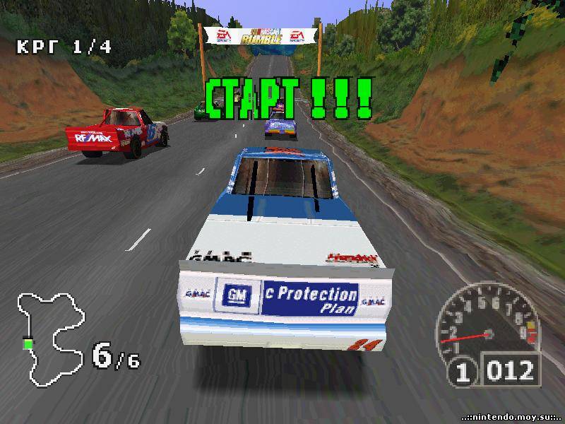 NASCAR Rumble: Безумные гонки с оружием на PS1