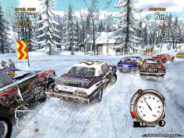 Flatout: Адреналиновые гонки и тотальное разрушение на PS2