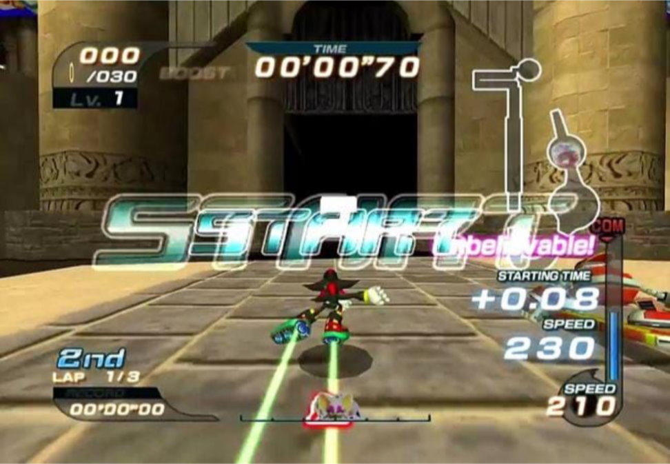Sonic Riders: Хардкорный вызов для настоящих гонщиков на PS2