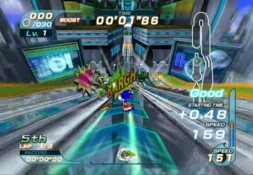 Sonic Riders: Хардкорный вызов для настоящих гонщиков на PS2