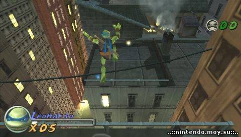 TMNT: Героическое возвращение Черепашек Ниндзя на PSP