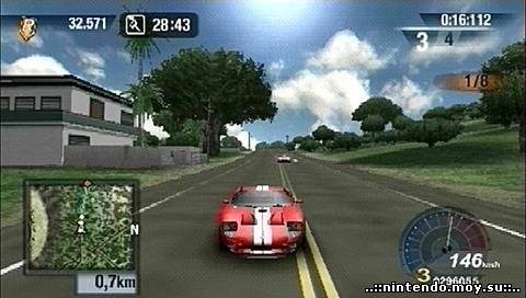 Test Drive Unlimited PSP: Аналитический Разбор Открытого Мира Гонки