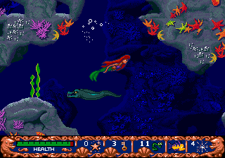 Русалочка Ариэль на Sega Mega Drive: Классический Платформер
