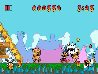 Asterix and the Great Rescue на Sega Mega Drive
