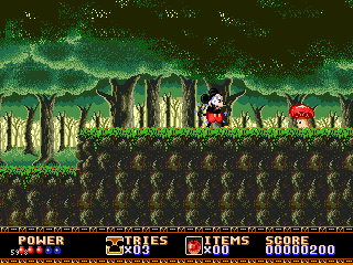 Castle of Illusion: Приключения Микки Мауса на Sega Mega Drive