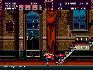 Castlevania Bloodlines: Охота на вампиров на Sega Mega Drive