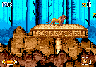 Lion King 3 (русская версия) на Sega Mega Drive – Анализ Игрового Процесса