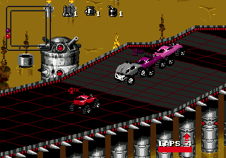 Rock n Roll Racing: Легенда гоночных боевиков на Sega
