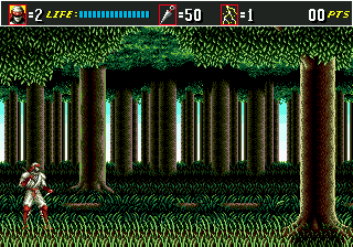 Shinobi 3: Return of the Ninja Master на Sega Mega Drive