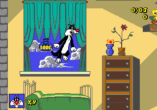 Сильвестр и Твити на Sega Mega Drive