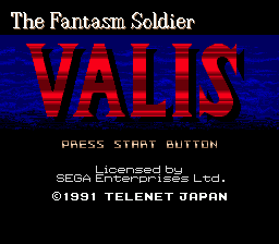 Valis: Приключения героини с мечом на Sega Mega Drive